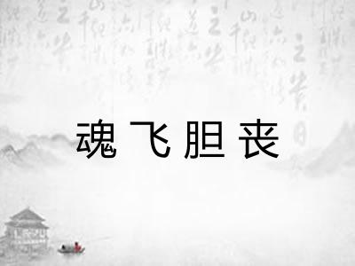 魂飞胆丧