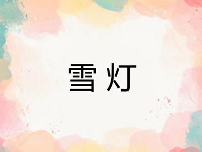 雪灯