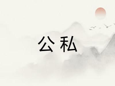 公私
