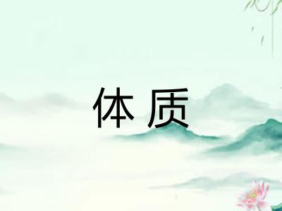 体质