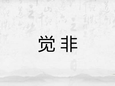 觉非