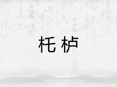 杔栌