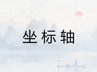坐标轴