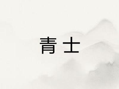 青士 青士