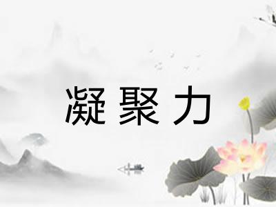 凝聚力