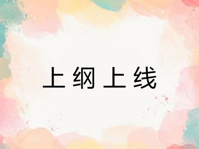 上纲上线