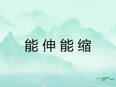能伸能缩