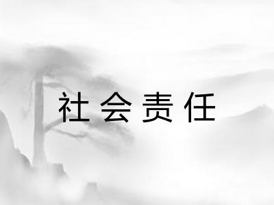 社会责任