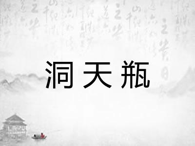洞天瓶