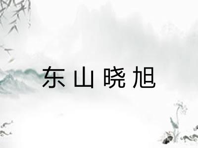 东山晓旭
