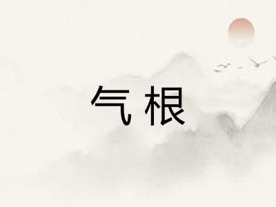 气根