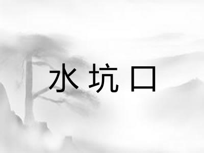 水坑口