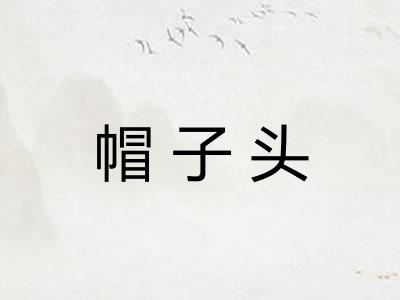 帽子头