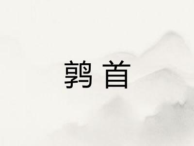 鹑首