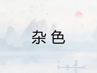 杂色