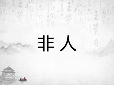 非人