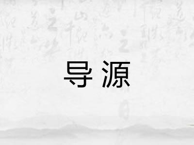 导源