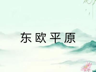 东欧平原