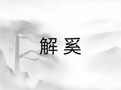 解奚