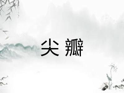 尖瓣