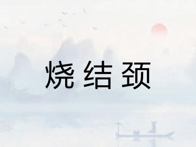 烧结颈