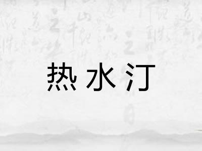 热水汀