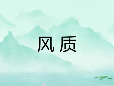 风质
