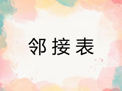 邻接表