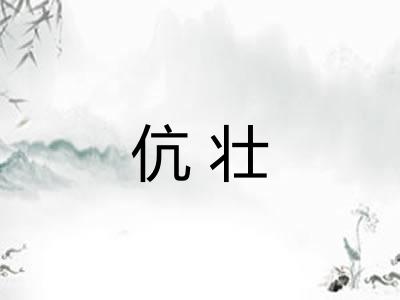 伉壮