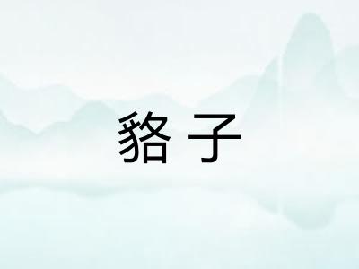 貉子