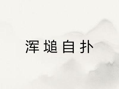 浑塠自扑
