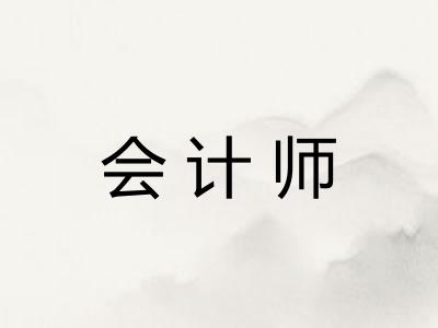 会计师