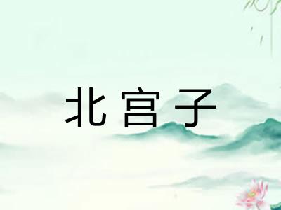 北宫子