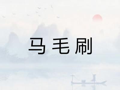 马毛刷
