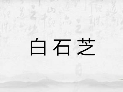 白石芝