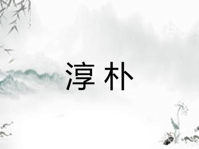 淳朴