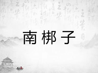 南梆子