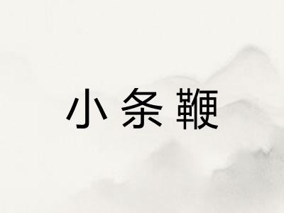 小条鞭