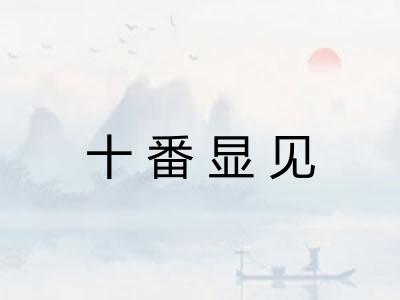 十番显见