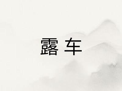 露车