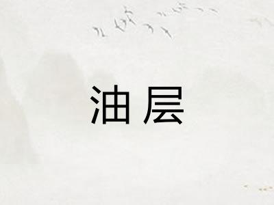 油层