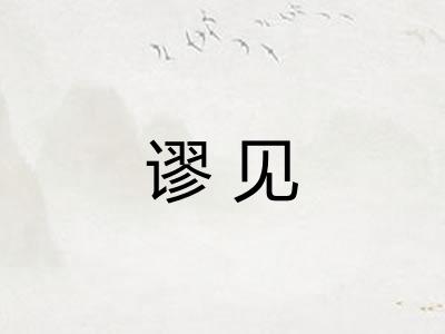 谬见