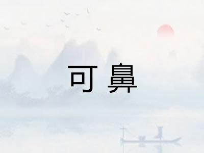 可鼻