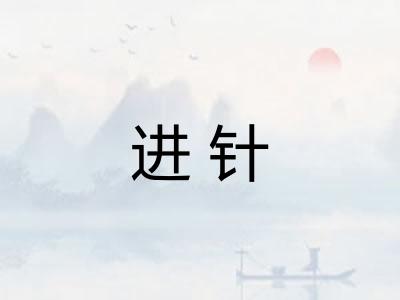 进针