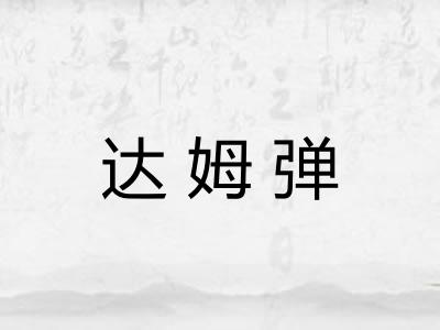 达姆弹