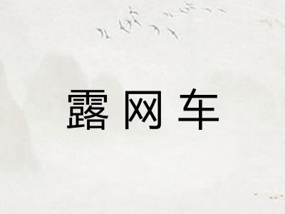 露网车