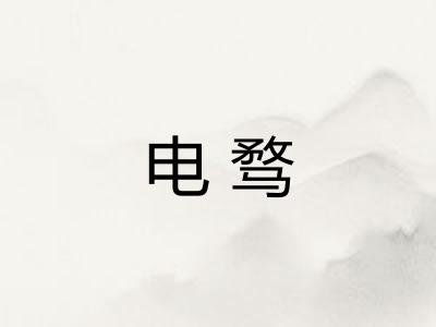 电骛