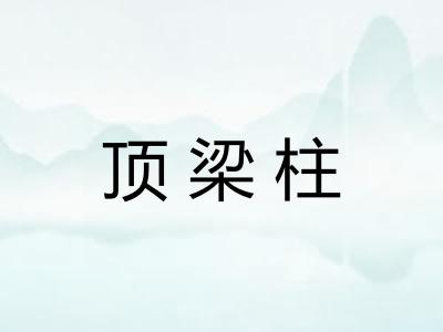 顶梁柱