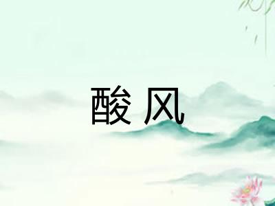 酸风