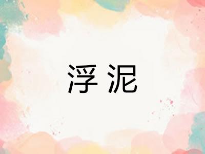 浮泥
